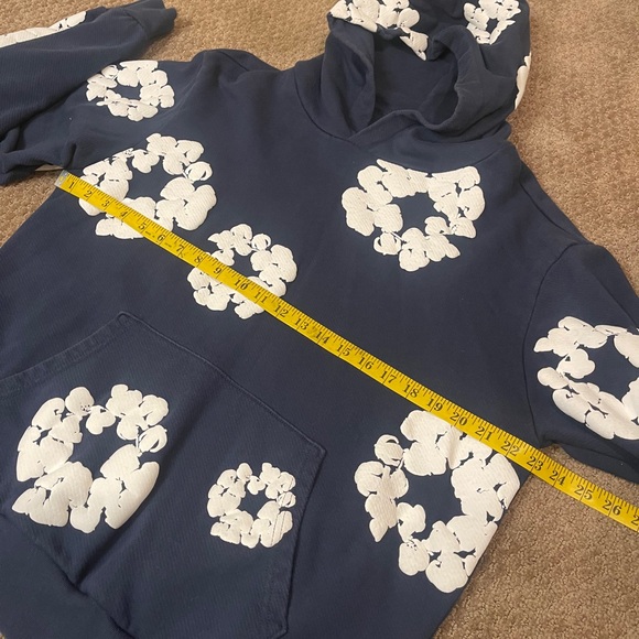 Denim Tears Men's hoodie navy blue - Picture 8 of 8